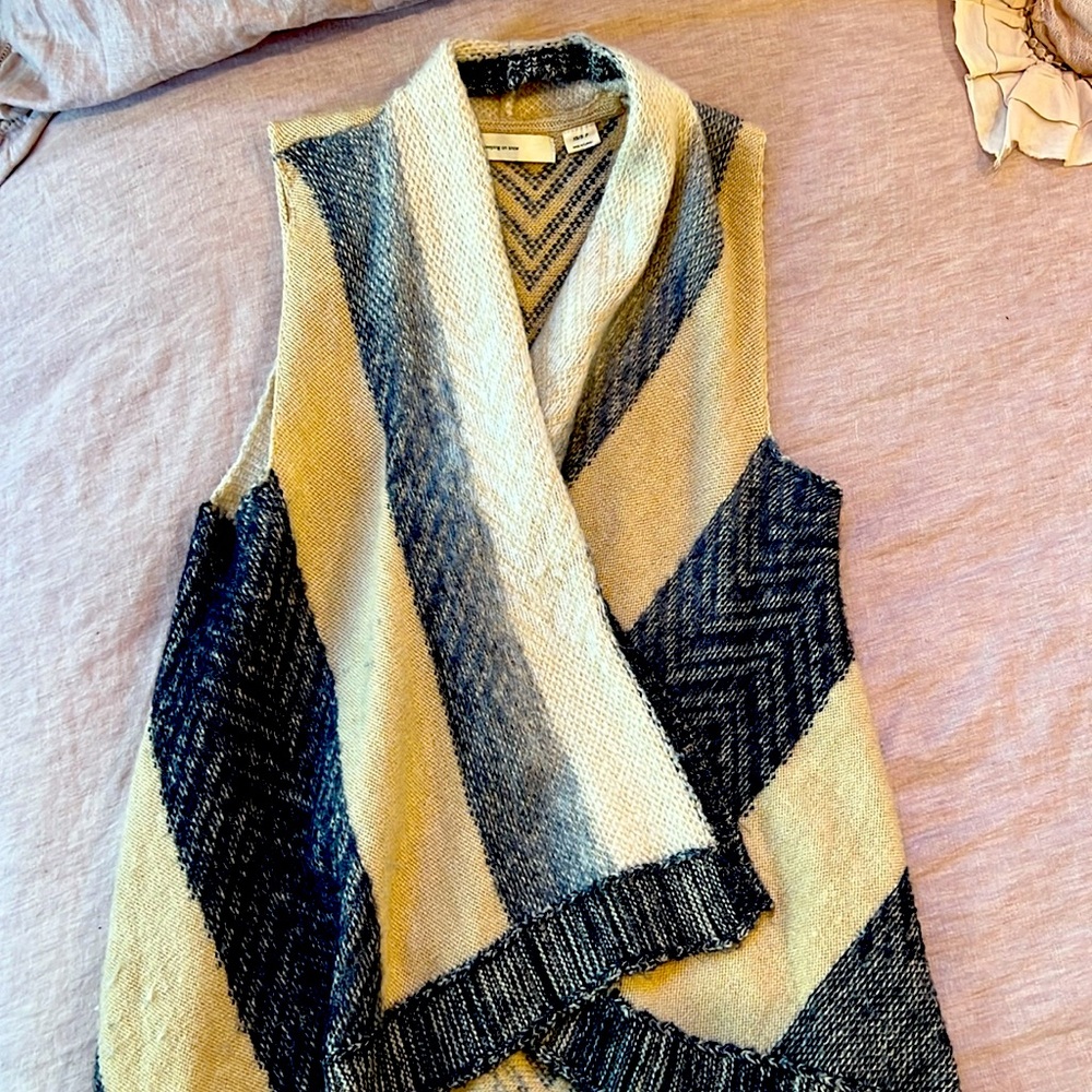 Sleeping on snow XS/S vest from Anthropologie.
